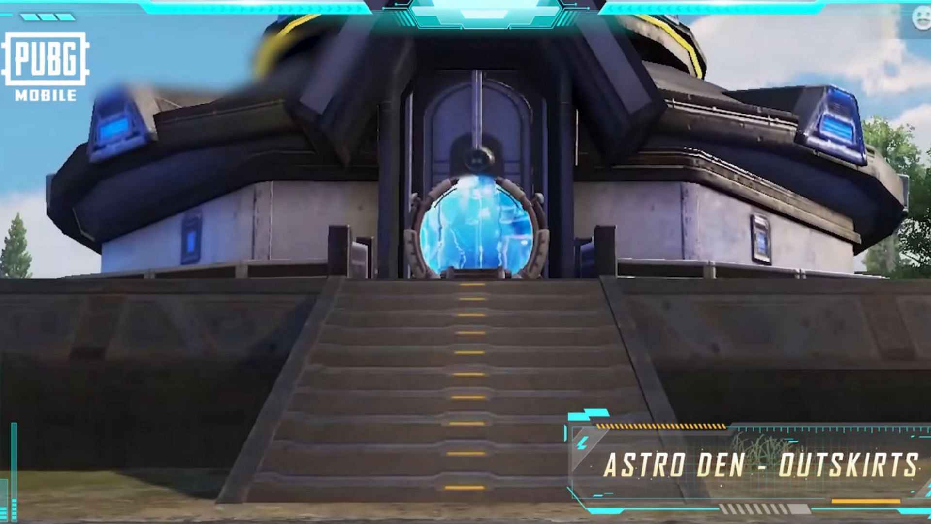 Visiting Astro Dens in PUBG Mobile (Image via Krafton)